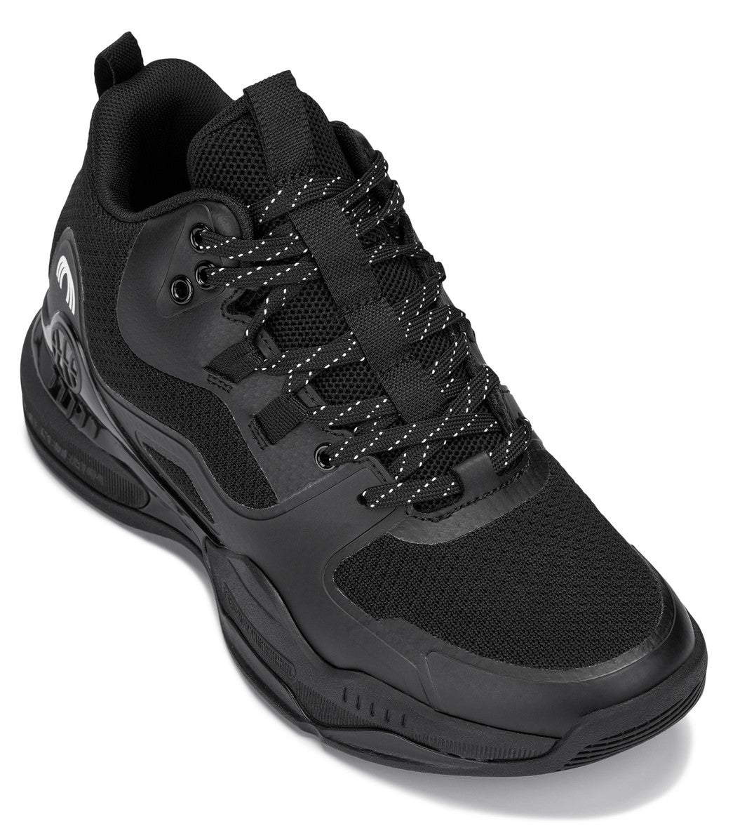 CALTO - Q393 - 3 Inches Taller (Black) - Basketball High-Top Sneakers