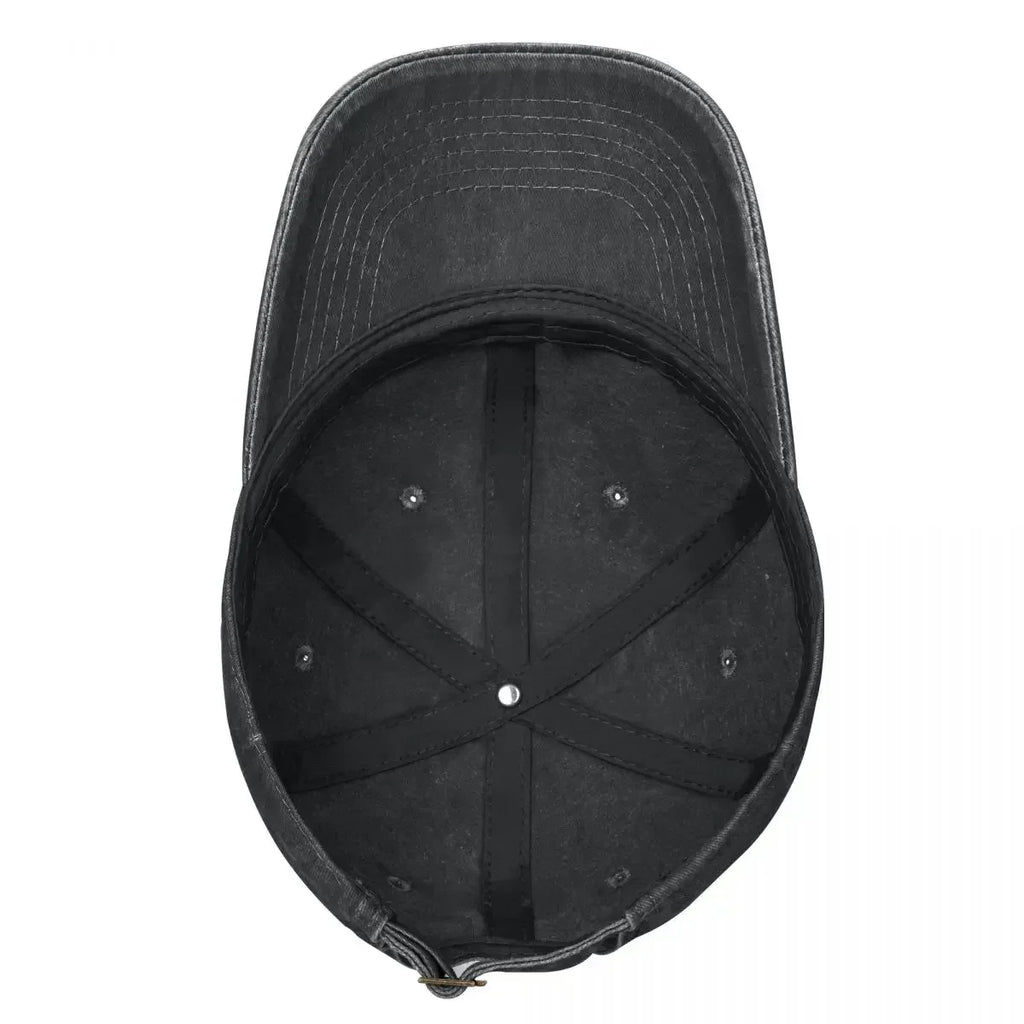 Guitar Rock Multicolor Skull Wing Baseball Caps