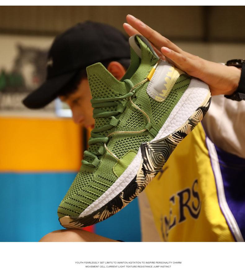 Men Breathable Basketball Shoes Shockproof High Top Sneakers Cushioning Sport Shoes Outdoor Training Ankle Boots Lightning Professional Anti Slip Sports Shoes For Running Walking Sport